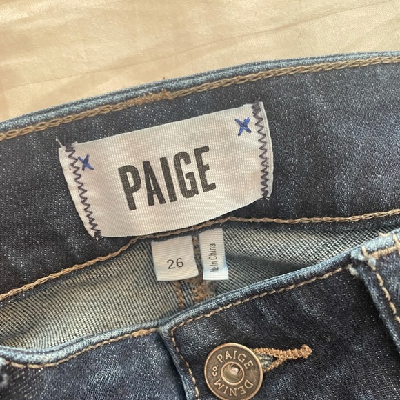 Paige Lou Lou Transcend Vintage Flare Jeans - Picture 12 of 16